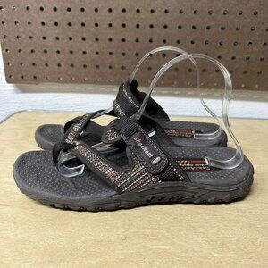 Skechers Sandals Reggae Stockholm 163015 Chocolate Brown Women's Size 9